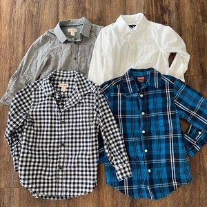 4- 4T Boys Button Down Shirts